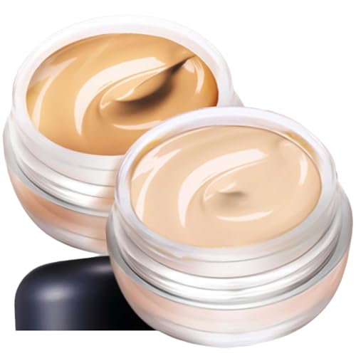 Tattoo Cover Up Makeup Full Concealer Coverage Waterproof Tattoo & Scar Concealer Makeup Long-Lasting Body Foundation for Scars Bruises Tattoos for Men and Women 2 Color Set