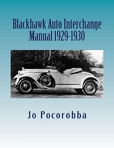 Blackhawk Auto Interchange Manual 1929-1930