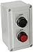 Siemens 52C201X Heavy Duty Pushbutton Control Station, Water and Oil Tight, 2 Command Points, 1 Momentary Flush Black "START" Labeled Pushbutton, 1 Momentary Raised Red "STOP" Labeled Pushbutton, NEMA 4X Fiberglass Protection, 1NO-1NC Contact Types