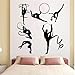 Adesivi murali Ginnastica ritmica Vinile Palestra Ragazza Room Decor Relax Camera da letto Soggiorno Decalcomanie Decorazione della casa Poster 80x86cm