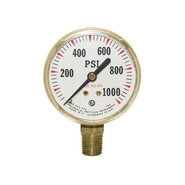 Manifold Delivery Gauge Nitrogen Uniweld G34sd (0-1000 Psi)