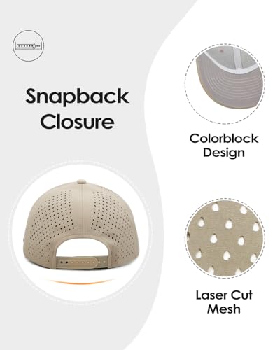 Image of Zylioo Oversize XXL Baseball Mesh Cap,Extra Large Laser Cut Cap,L M S Trucker Hat,Quick Dry Summer Cooling Golf Cap