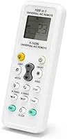 Controle Remoto Universal para Ar Condicionado - Compatível com +1000 Modelos, Fácil Configuração, Display Digital, Funções Completas, Timer, Longo Alcance