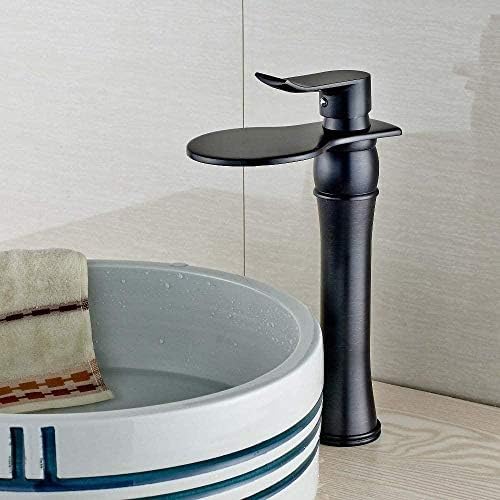 Mitigeur évier salle de bain cascade avec commande fluide monocommande