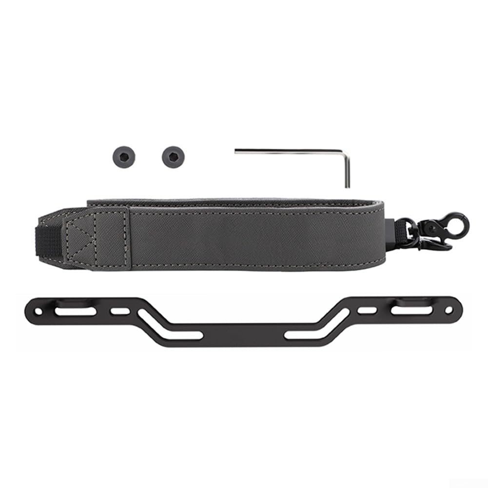 Tragegurt für DJI RC Plus2 PU Aluminium Grau Sicher