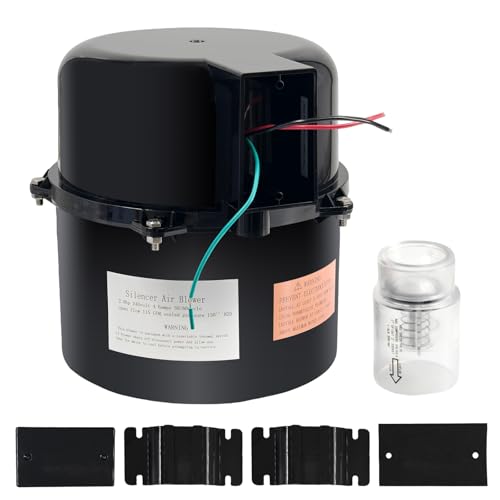 BZYOUYI 6320241 Silencer Blower, 2HP Pool air Blower 240 Volt 4.6 Amps Replacement for Air Supply for Use with 2 inch Plumbing Replace# 6320220, 6320220 Designed for Hot Tubs and Spas