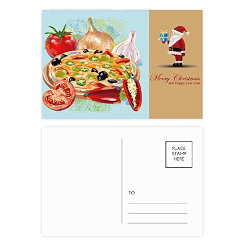 Cartes postales Pizza Italy Tomate Ail pour collectionneur et correspondance