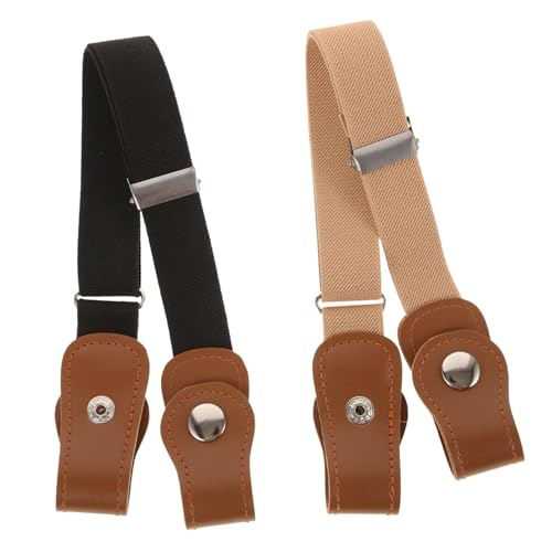 OATIPHO Non-slip Boys and Girls Belt 2 Pack Girl Belt Comfortable for Toddlers Children