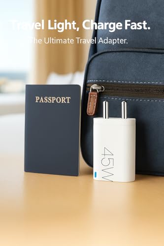 Image of Original 45W Super-Fast Type C Charging Adapter for Samsung S25 Ultra /Google 10 Pro XL /One plus15 /Nothing /Motorola /Xiaomi 17 ProMax /iPhone /Laptop /Tablet /Chromebook|45W USB C PPS Charging Adaptor,White