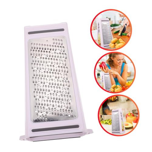 Rallador de acero inoxidable multifuncional doble cara miniatura 3