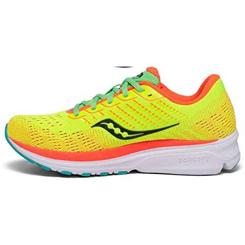 Saucony Women's Ride 13 Road Running Shoe, Citrn Mutant, 8M