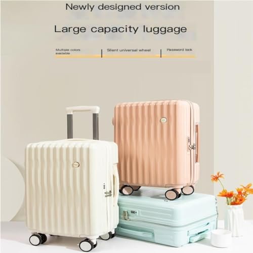Suitcase Suitcase Thickened And Durable Password Box Zipper Trolley Suitcase Men's And Women's Suitcase Boarding Case Suitcase Tags(Pink)3