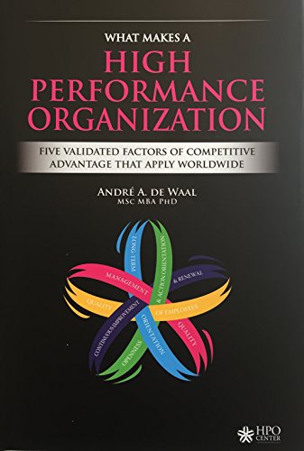 What Makes a High Performance Organization: Five Factors of Competitive