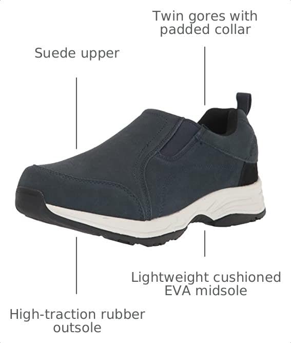 Propét Men's Cash Hiking Shoes, Navy, 13 Medium US by Propét - Used condition - Image 3
