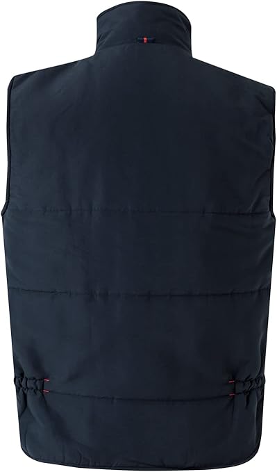 Gilet Trapuntato Bicolore Multitasche Blu Navy - Giubbotto Utility Uomo | Per Lavoro E Casual - Foto 5