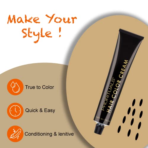 Prorituals Hair Color Cream Platinum Ash Pearl Blonde miniatura 7