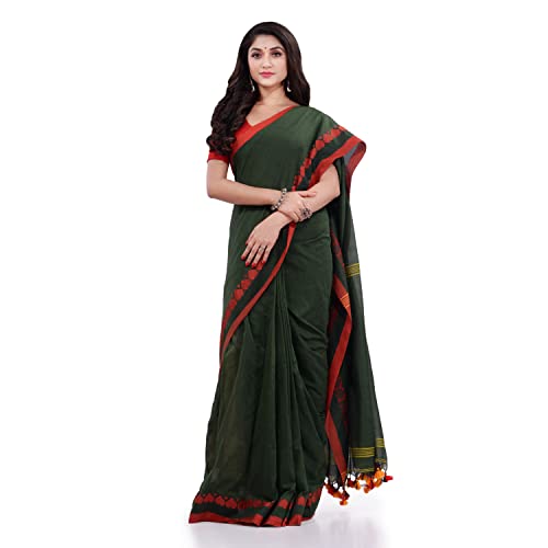 Image of dB DESH BIDESH Women`s cotton saree for woman handloom cotton georgette silk party, wear latest, loveria new, collection farewell soft mulmul linen cotton sarees for women with unstitched blouse