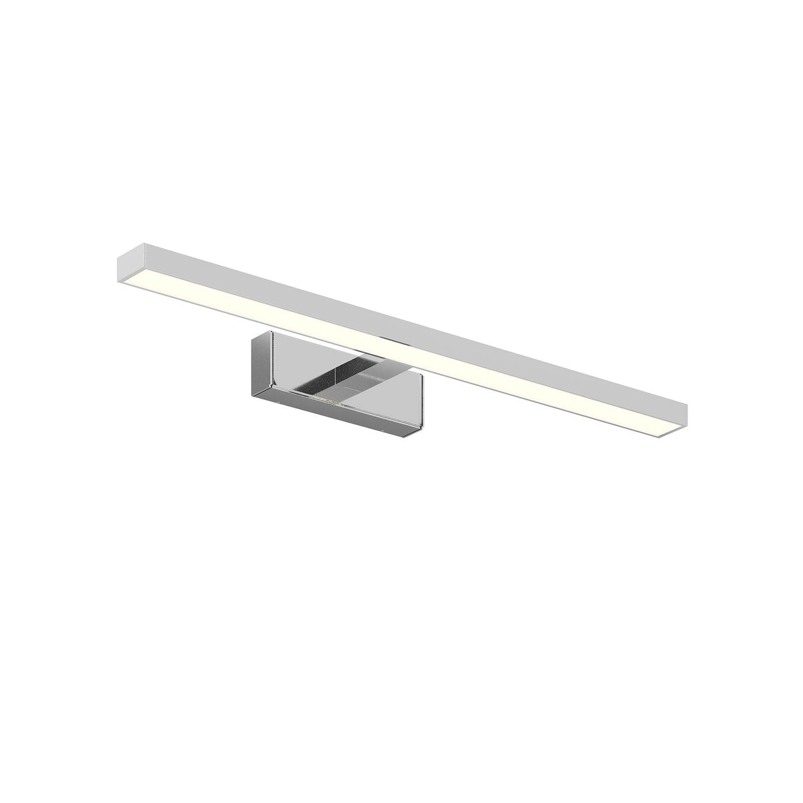 Lindby LED Wandleuchte, Wandlampe Bad Jukka (spritzwassergeschützt (Modern) in Chrom aus Aluminium (1 flammig) - Wandleuchten Spiegelleuchte Badezimmer Wandbeleuchtung Badezimmerleuchte