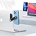 Pnakqil Supporto per telefono cellulare per computer con clip laterale,Porta Telefono da Monitor per computer,Supporto Universale per Telefono Compatibile con iPhone,Sumsang Galaxy,Google,Xiaomi-Nero