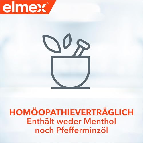 elmex Zahnpasta Kariesschutz mentholfrei 75ml – medizinische Zahnreinigung für hochwirksamen Kariesschutz – ohne Menthol, Kampfer oder Pfefferminzöl – Bild 7