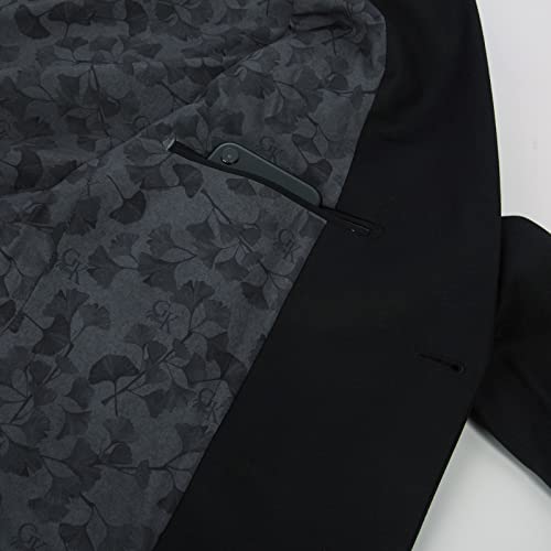 GRACE KARIN Men's Casual Blazer Jacket Slim Fit Notch Lapel Collar Sport Coat3