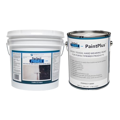 Perfect Primer Encapsulant with PaintPlus Gray Floor Paint | Asbestos