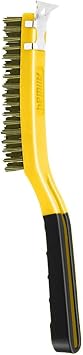 ALLWAY SB319/BB Brass Wire Brush with Scraper