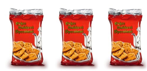 VORTEILSPACK ECHTE BAKKERS SPECULAAS BY DE RUITER`S 3 X 450g (gesamt 1350g) - Gewürzspekulatius aus den Niederlanden - Holland Spekulatius