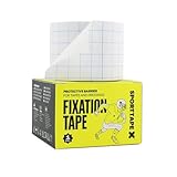 SPORTTAPE Fixation Tape - 5cm x 10m | Non-Woven Medical Adhesive Fabric for Dressings & Wound Protection | Strong Retention Tape for First Aid, Blisters, Skin, Feet, Shoulder, Henna - Single Roll