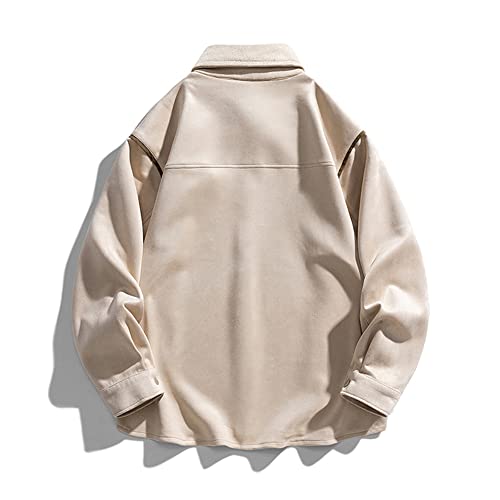 Veste cargo homme coupe oversize l'authenticité du rétro gris - 3