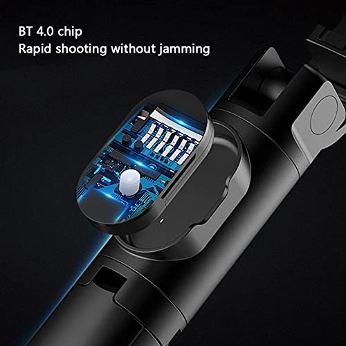 Trípode palo selfie SCRUBY P20 con Bluetooth y soporte giratorio ajustable color negro 4