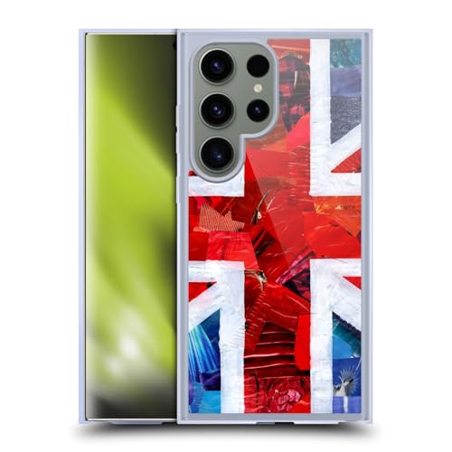 Coque Gel Union Jack pour Samsung Galaxy S24 Ultra Compatible MagSafe Protection Militaire