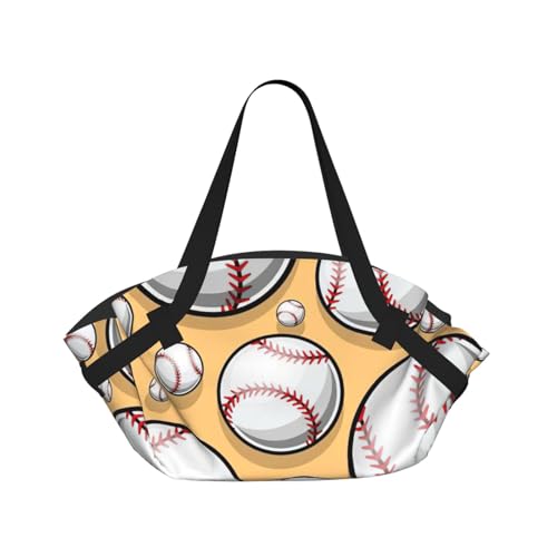 Sac nappe de pique-nique rond softball avec bretelles pour les parcs