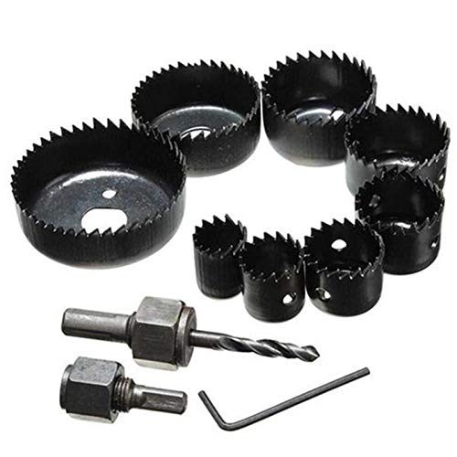 Set de 11 brocas sierras para madera y metal miniatura 4