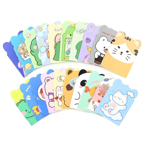 Mini notebook pour enfants en lot de 20 : parfaits petits carnets animaux pour cadeaux d'anniversaire