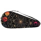 Diseño único: las bolsas de raqueta de tenis para mujeres y hombres están impresas con varios patrones, que son muy elegantes y llamativos. Adecuado para adultos, adolescentes o niños, etc. Perfecto como un regalo dulce y considerado para familiares o amigos que aman jugar al tenis.