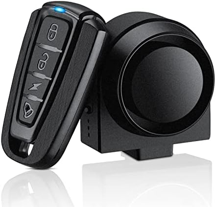 Onvian 115dB Bike Alarm with Remote, USB Rechargeable Wireless Antitheft Alarm Systems for Motorcycle Bicycle Scooter Car, Sensitive Motion Detection Security Bike Alarm Volume Adjustable