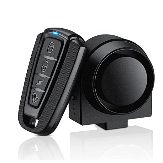 Onvian 115dB Bike Alarm with Remote, USB Rechargeable Wireless Antitheft Alarm Systems for Motorcycle Bicycle Scooter Car, Sensitive Motion Detection Security Bike Alarm Volume Adjustable