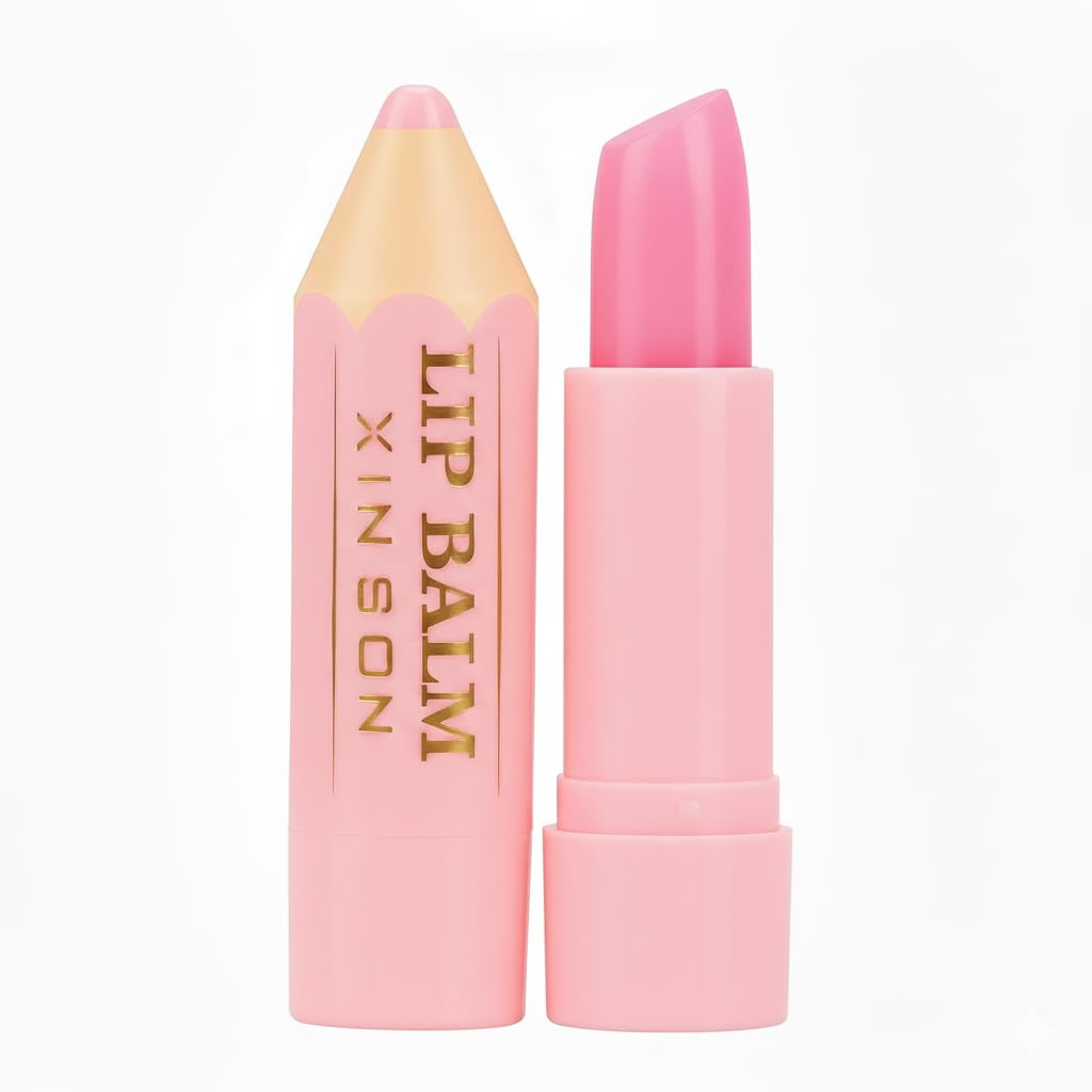 Organic Color Hydrating Crayon Lip Balm Set for Soft & Smooth Lips | Lip Balm Moisturizing Lip Care | Long Lasting Lip Moisturizer for Dry | Cute Crayon Design Balm Pack Super Soft Shea Balm (Peach)-picture-38