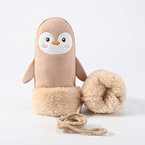 Guantes de invierno para niños ideales para esquí y juegos en la nieve rojos 4