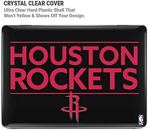 Skinit Case + Skin Compatible with MacBook Pro 13in M1 (2021) - Officially Licensed NBA Houston Rockets Standard - Black Design