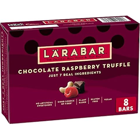 Larabar Chocolate Raspberry Truffle, Gluten Free Vegan Fruit Nut Bars, 8 ct Cover