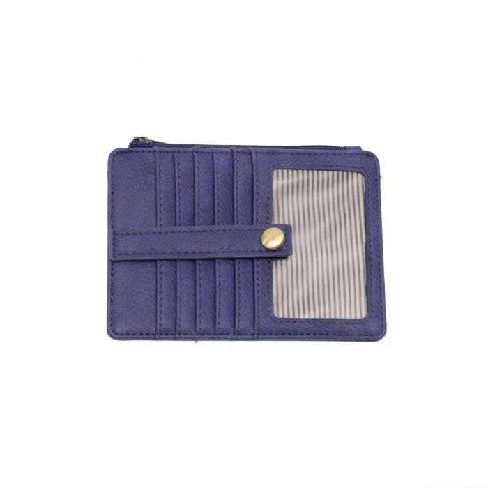 Image of Joy Susan Women's Fashion Purse New Penny Mini Travel Wallet Hand Bag - Dusk Blue