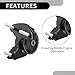 Partuto Engine Motor Mount No.1237102060 - Car Rear Rear Engine Mounting - for Toyota Corolla 1.6L 1.8L 1993-1997 1 Pc