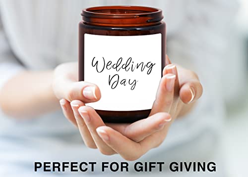 Scented Candle, Wedding Day Candles Gifts For Women, Sister, Besties, Bff, Soy Candles For Home Scented, Home Decorations, Aromatherapy Candles, Amber Jar Candles(B004) #TOP3