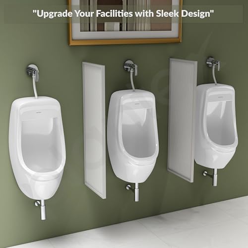 Image of Plantex Ceramic Premium Wall Mount Large Urinal Pot for Men /Male /Boy /Gents Toilet for Bathroom /Commode for Toilet- (White, Loki)