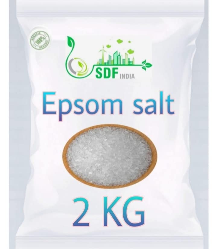 SDF INDIA Epsom Bath Salt, for Muscle Relief, Feet Soak, Relieves Aches & Pain, Gardening Plants (2) (B0B32XPYMW) Amazon Price History, Amazon Price Tracker