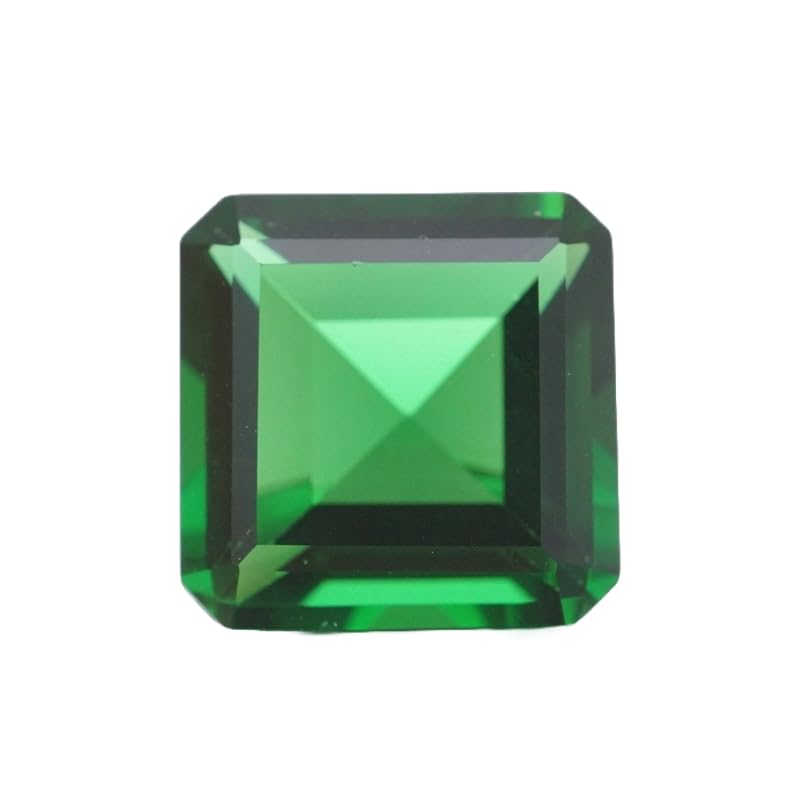 Tsavorite Asscher Cut 5mm, pierre fine verte de prestige pour haute joaillerie