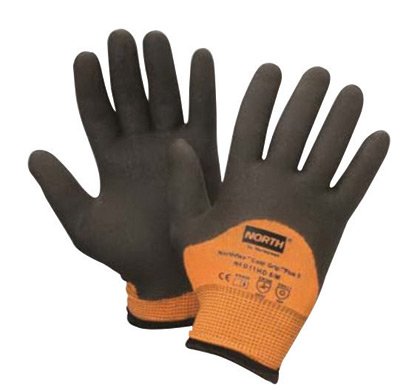 Honeywell Large Cold Grip Plus 5 15 Gauge Engineered Fiber Cut Resistant Gloves with Foam PVC Three-Quarter Coating