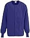 Medline 8832JPPS ComfortEase Crew Neck Warm up Scrub Jackets, Unisex, Small, Purple